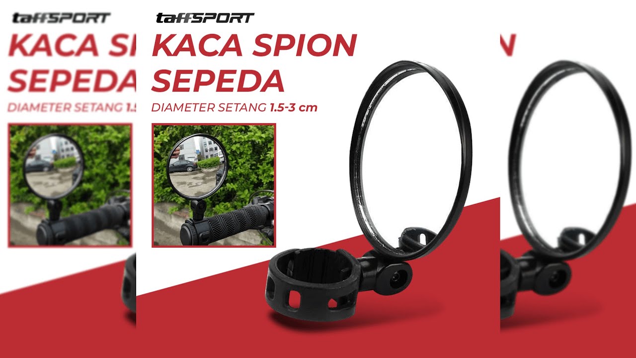 Pratinjau video produk TaffSPORT Kaca Spion Sepeda Bike Blindspot Rearview 360 Derajat 1 PCS - HF00954