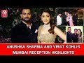 Anushka Sharma and Virat Kohli's Mumbai reception Highlights