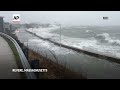 Watch slow-moving noreaster bring massive waves to Massachusetts coastline  - 00:31 min - News - Video