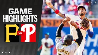 Pirates vs. Phillies Game Highlights (4/13/24) | MLB Highlights