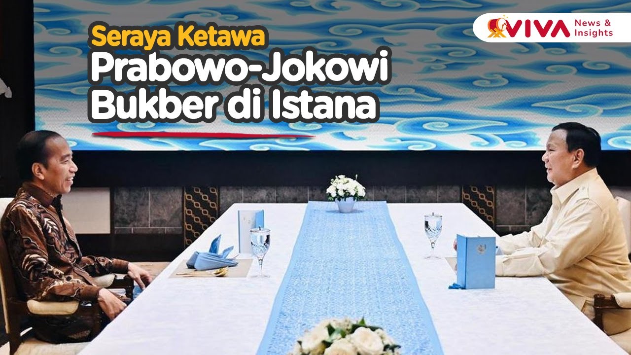 Momen Prabowo-Jokowi Bak Saudara Kandung Saat Buka Puasa Bareng