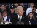 We know your hearts are broken: Biden pays respects to victims of Lewiston shooting