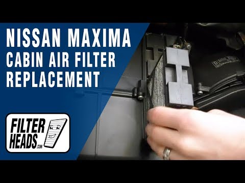 Cabin air filter installation nissan maxima #2