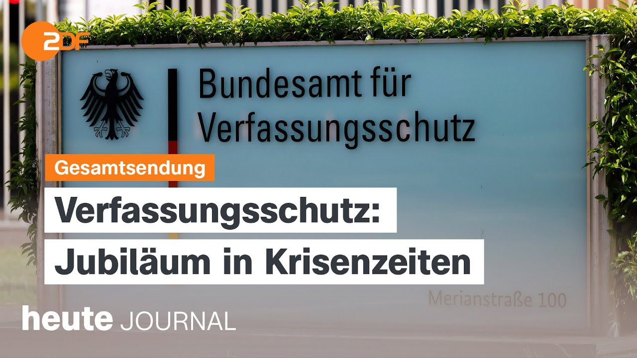 heute journal 27.10.25: 75 Jahre Verfassungsschutz, Stadtbild-Debatte, Geopolitik der seltenen Erden