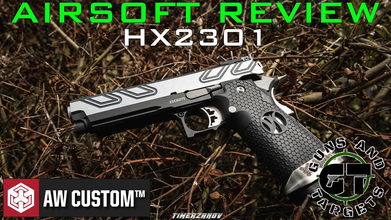 Airsoft Review #70 HX2301 IPSC Full Silver (Hi-Capa) AW CUSTOM (GUNS AND TARGETS)