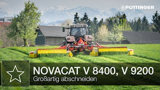 NOVACAT V 8400 / V 9200 Mähkombinationen – Highlights