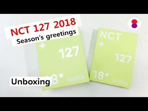NCT 127 2018 seasons greetings unboxing review 엔씨티 エヌシーティー127