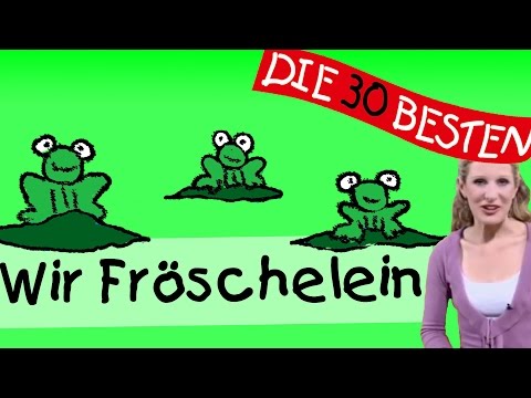 Wir Fröschelein - Anleitung zum Bewegen || Kinderlieder