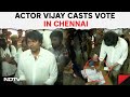 Vijay Casting Vote: Actor Turned Politician Vijay Casts Vote In Chennai