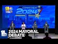 Baltimore Democratic primary mayoral debate airs on WBAL-TV