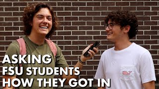 Asking Florida State Students How They Got Into FSU | GPA, SAT/ACT, Clubs, etc.