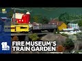 Holiday train garden at the Fire Museum of Maryland