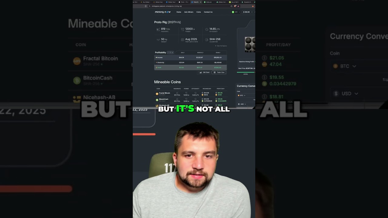 Bitdeer Sealminer A2 Pro Air vs. ProtoRig: Which Bitcoin Miner Wins? shorts