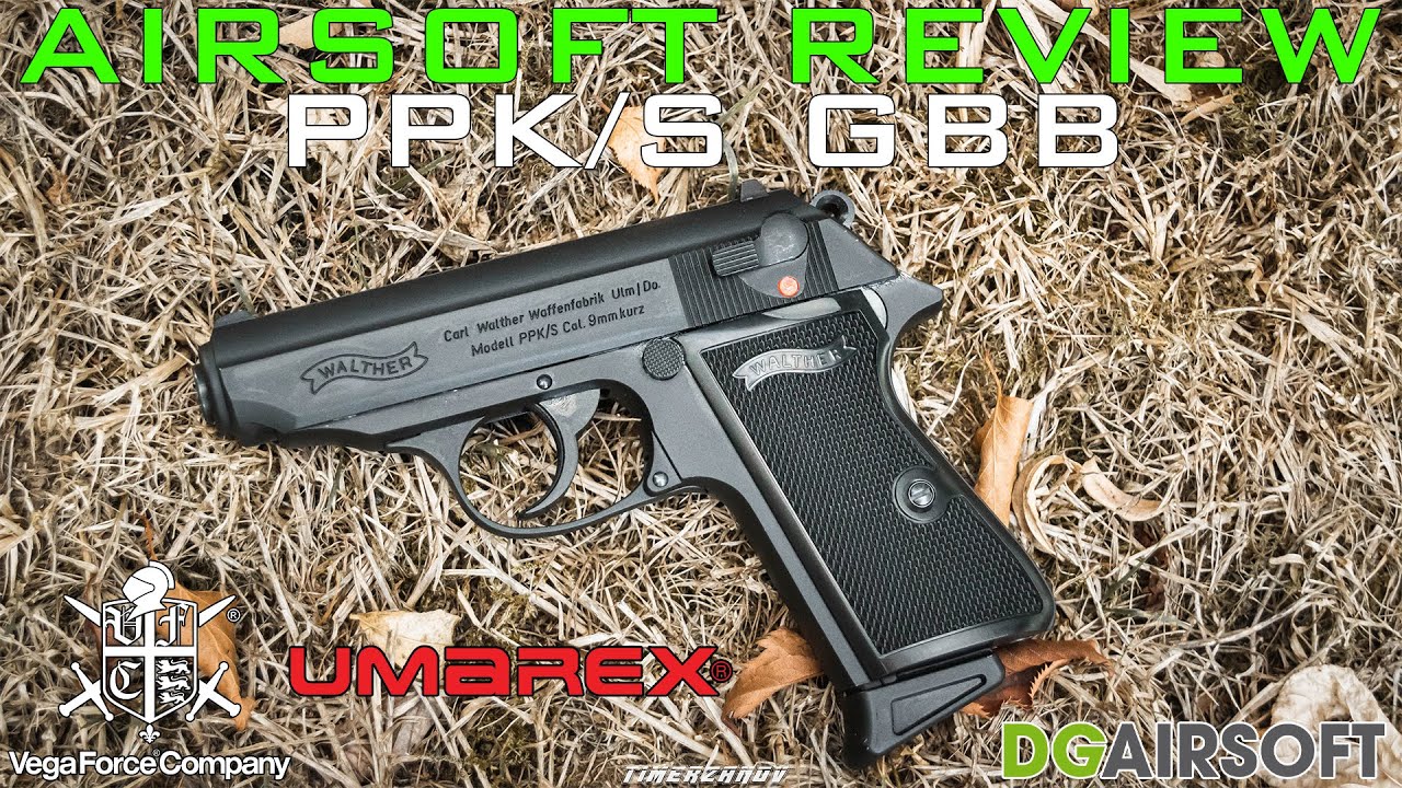 Airsoft Review #373 Umarex/VFC PPK/S Gaz Blowback - Le pistolet de 007 en GBB ! (DG Airsoft) [FR]