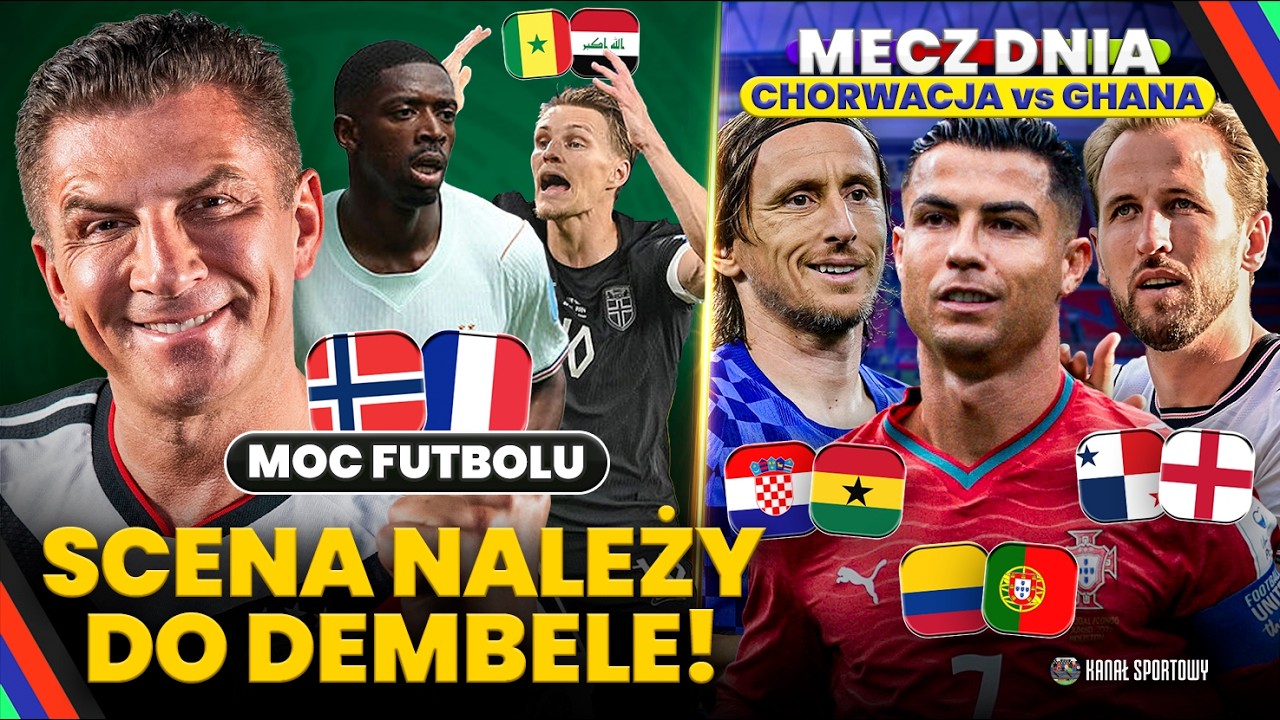 Moc futbolu: borek i goście: francja wygrywa z norwegią, dembele show! + mecz dnia