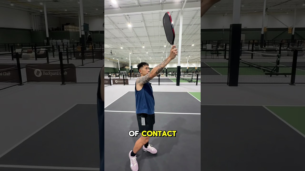 Learning how to badminton smash