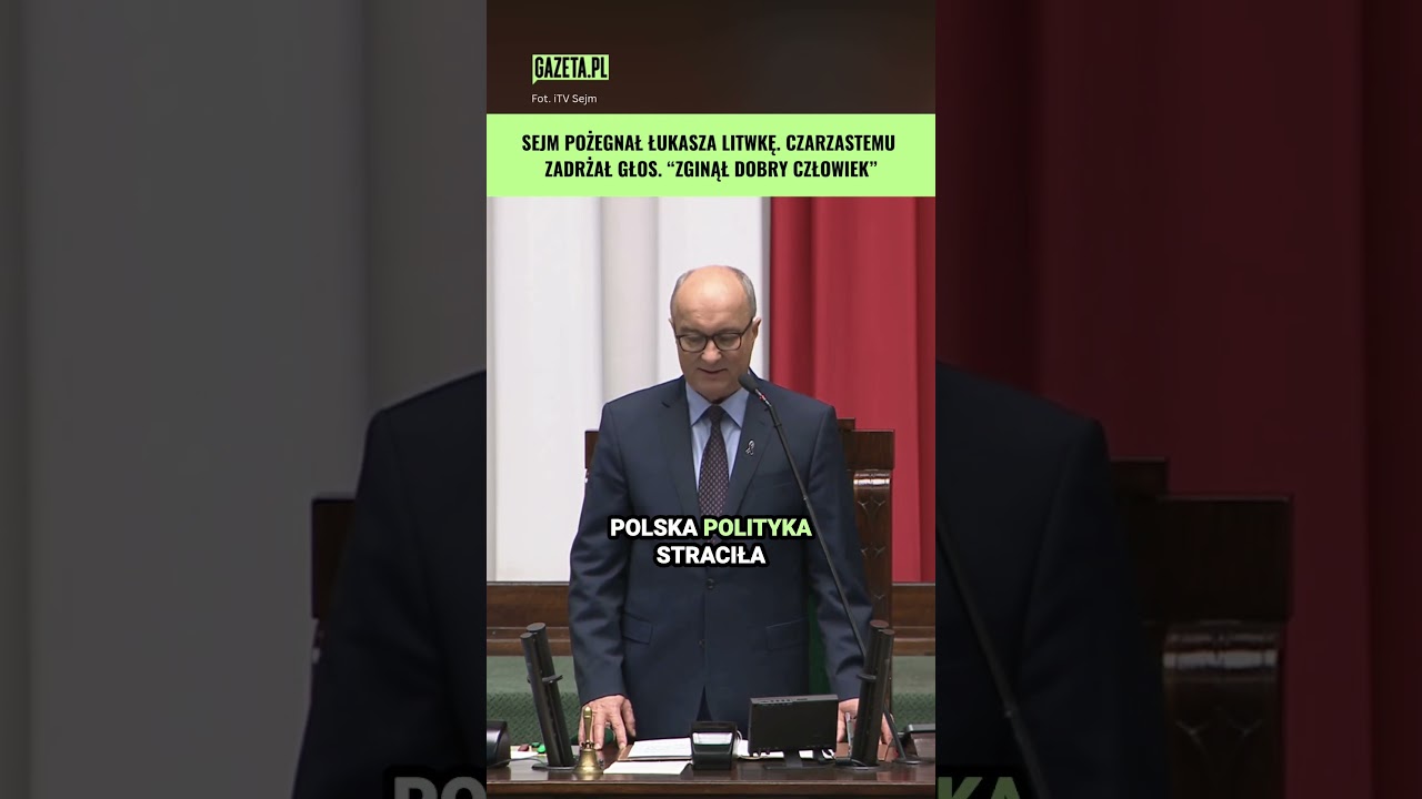 Wzruszający moment w Sejmie #shorts