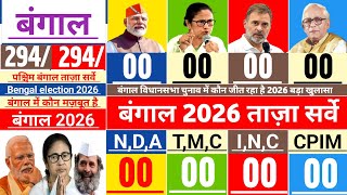 Paschim Bangal election 2026 opinion Poll: Murshidabad West Bengal:TMC BJP NDA Modi Mamta babri