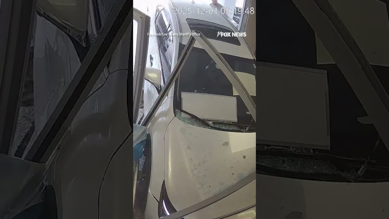 WATCH: Camera captures moment SUV crashes into a UPS store