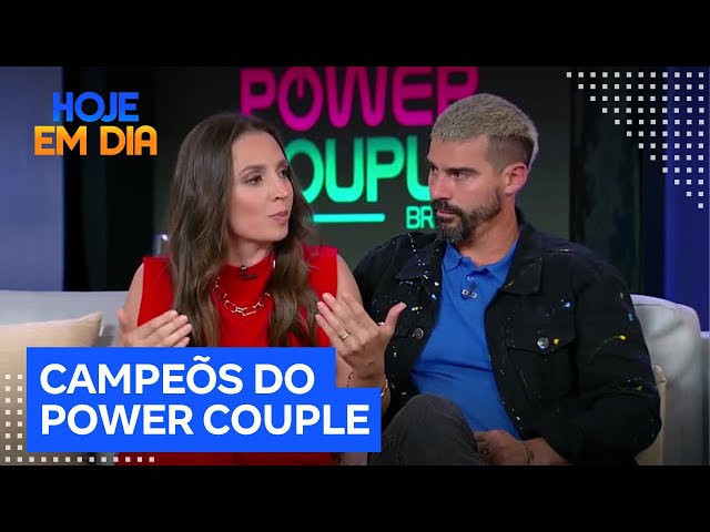 Campeões do Power Couple, Carol e Radamés repercutem a grande final do reality show