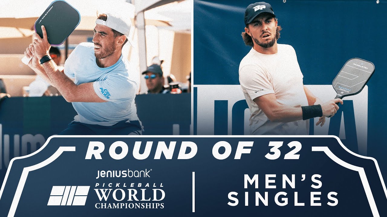 Federico Staksrud v Yates Johnson at the Jenius Bank Pickleball World Championships
