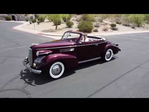 video 1939 LaSalle Series 50 Convertible Coupe