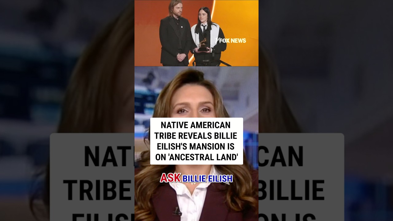 Native American tribe reveals Billie Eilish's mansion is on 'ancestral land' #shorts