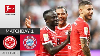 Bayern Start Season with Goals Galore | Eintracht Frankfurt — FC Bayern München 1-6 | All Goals