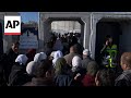 Thousands of Palestinians cross into Israel for Friday prayers