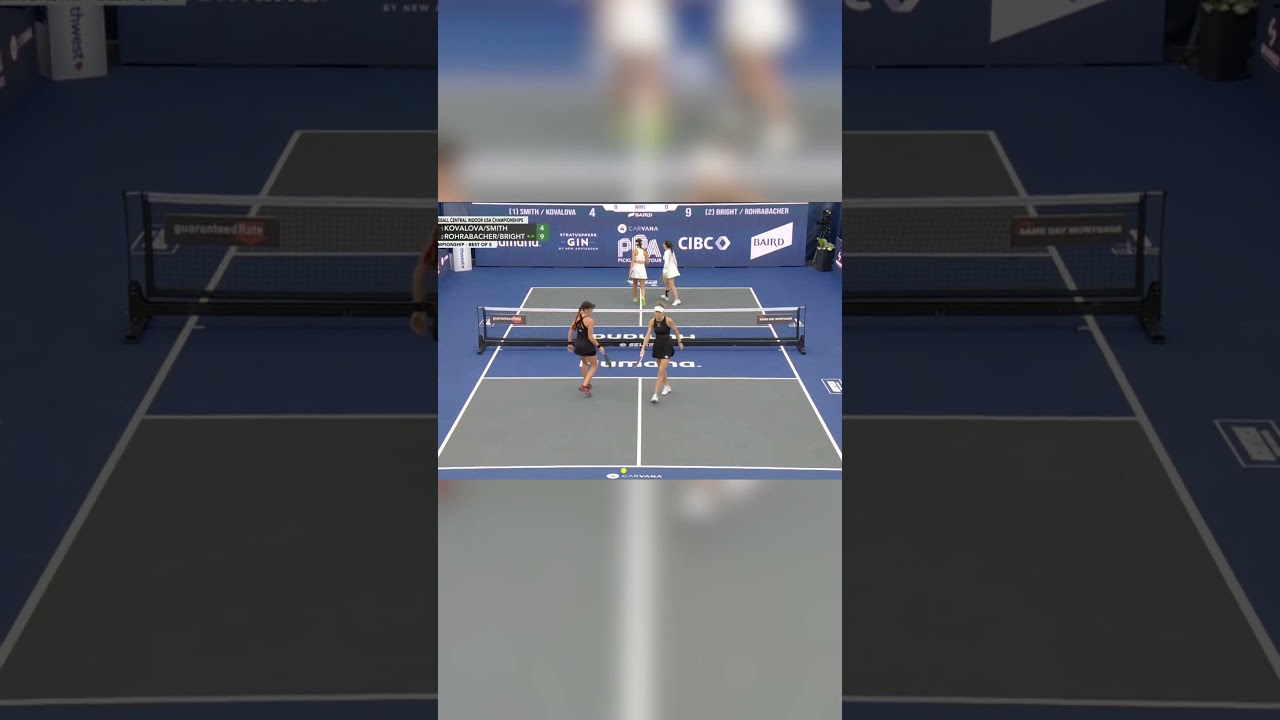 Bright Splits the Defense w a 2 Handed Backhand