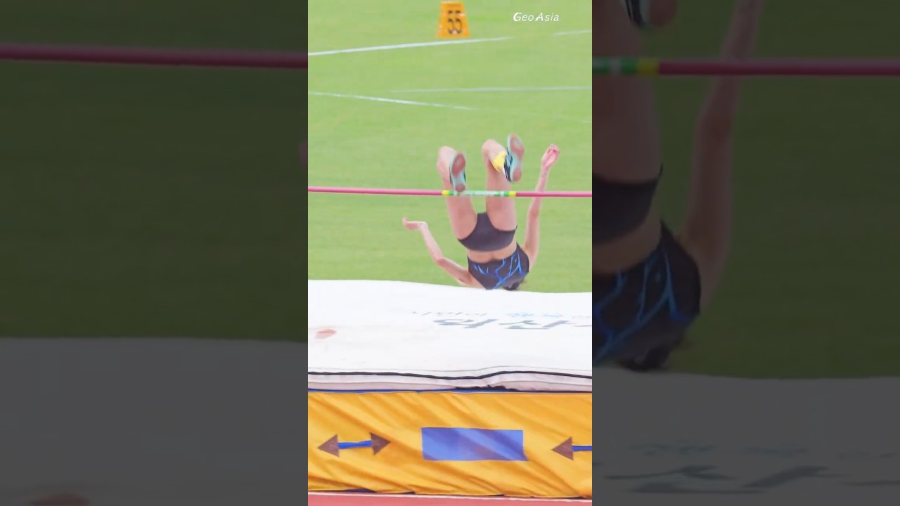 여자 높이뛰기 얼짱의 아쉬운 실패!! 이다인 #trackandfield #이다인 #여자육상 #여자높이뛰기 #athletics #sportstar #shorts
