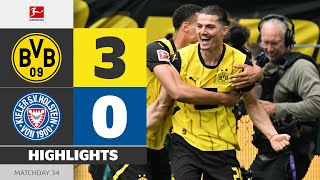 Secured The Spot! | BORUSSIA DORTMUND — HOLSTEIN KIEL | Highlights | Matchday 34 – Bundesliga 24/25