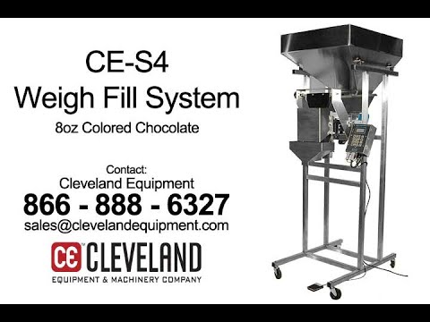 CE-S4 Weigh Filler - 8oz Colored Chocolate