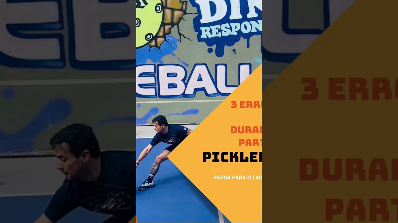 Erros que podem prejudicar sua partida de pickleball.