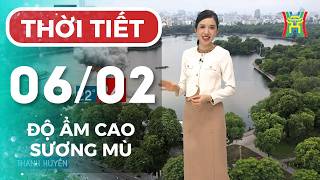 Dự báo thời tiết Hà Nội đêm nay, ngày mai 05/02/2026 | Hà Nội trời có mưa nhỏ rải rác, sương mù