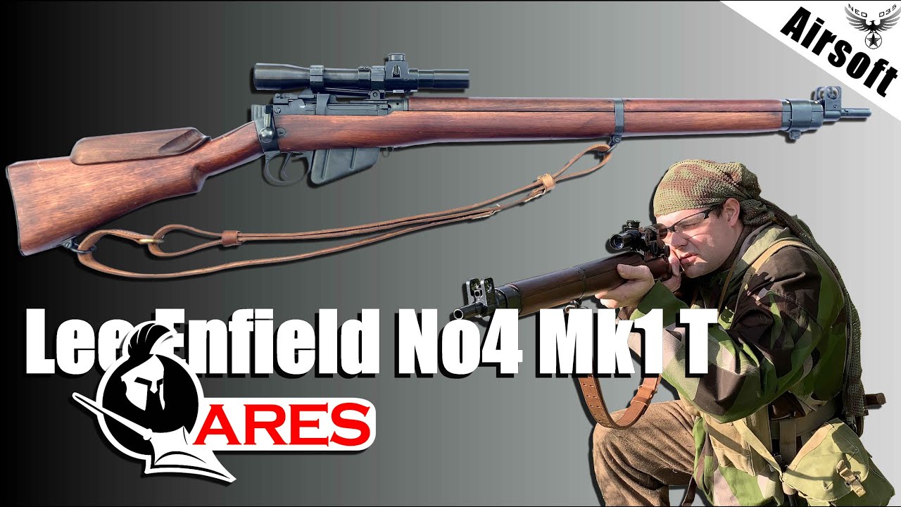 🔫 🇬🇧 Lee Enfield No4 Mk1 T Sniper ARES - Présentation de réplique d'airsoft WW2
