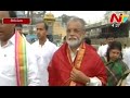 ISRO Chairman Radhakrishnan visits Tirumala