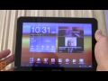 Samsung Galaxy Tab 8.9 hardware and software video tour