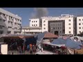 Gazans pack hospitals or flee as war inches closer