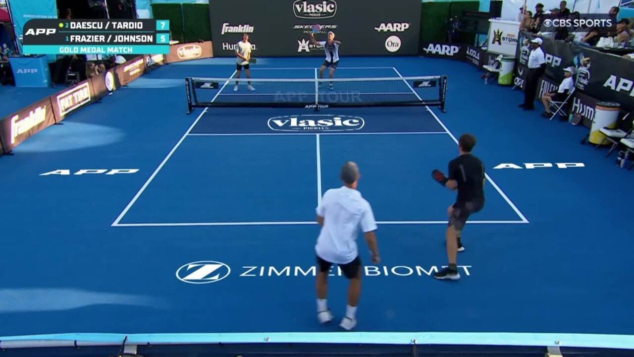 Insane Pickleball Rally | Frazier/Johnson | APP Tour: Vlasic Classic - Delray Beach