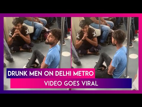 Unruly Commuters on Delhi Metro Caught on Camera