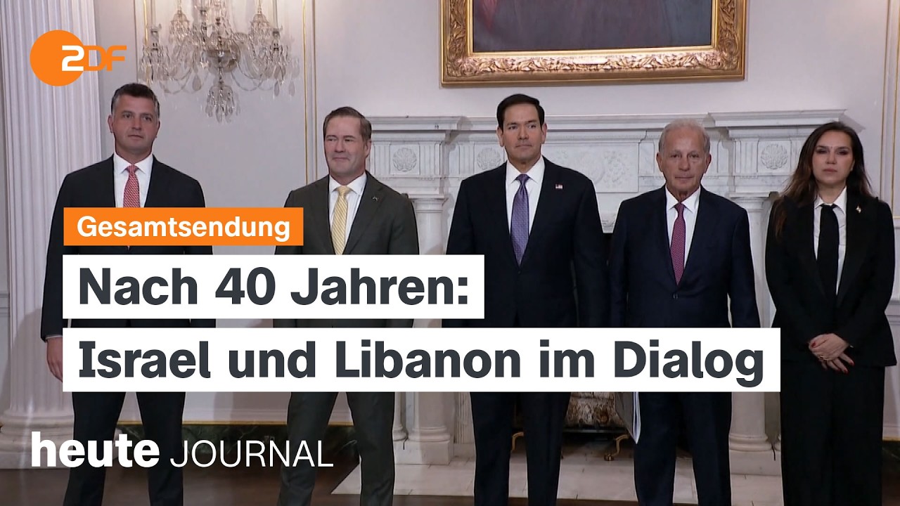 heute journal vom 14.04.2026 Israel und Libanon, Gesundheitsreformen, Selenskyj in Berlin