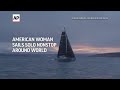 Cole Brauer becomes first American woman to race nonstop around the world by herself  - 01:08 min - News - Video
