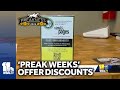 Here are special events, offers for Preak Weeks