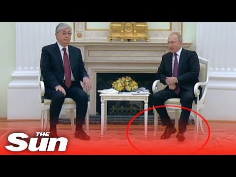 Social Media Speculates on Putin's Health After Video of Leg Movements During Meeting