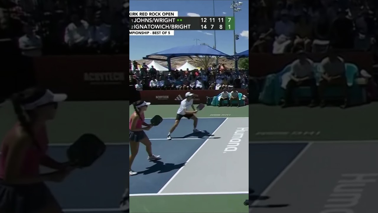 Wright/Johns vs Bright/Ignatowich - Selkirk Red Rock Open (15) #shorts #pickleball