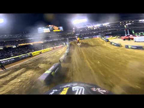 GoPro HD: Andrew Short Main Event 2013 Monster Energy Supercross from Oakland 