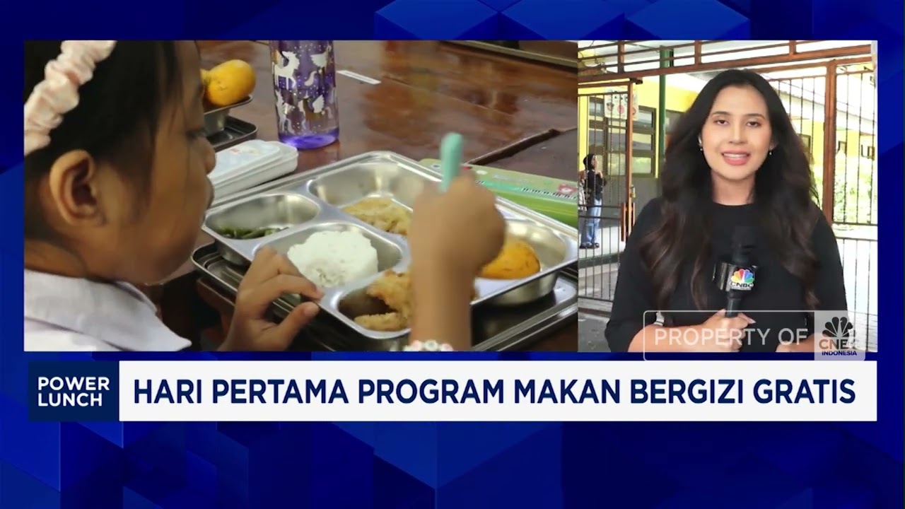 Situasi Hari Pertama Program Makan Bergizi Gratis di Jakarta