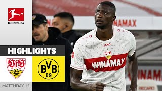 GUIRASSY is Back! 🤯 | VfB Stuttgart — Borussia Dortmund 2-1 | Highlights | MD 11 – Bundesliga 23/24