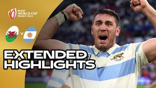 Los Pumas stage INSANE comeback 🤯 | Argentina v Wales | Rugby World Cup 2023 | Extended Highlights